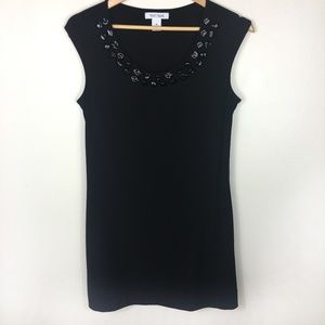 White House Black Market Beaded Neckline Dress